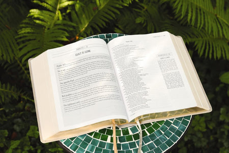 The Jesus Bible, NIV Edition, Comfort Print – Leathersoft™, Stone by HarperCollins, product view 12