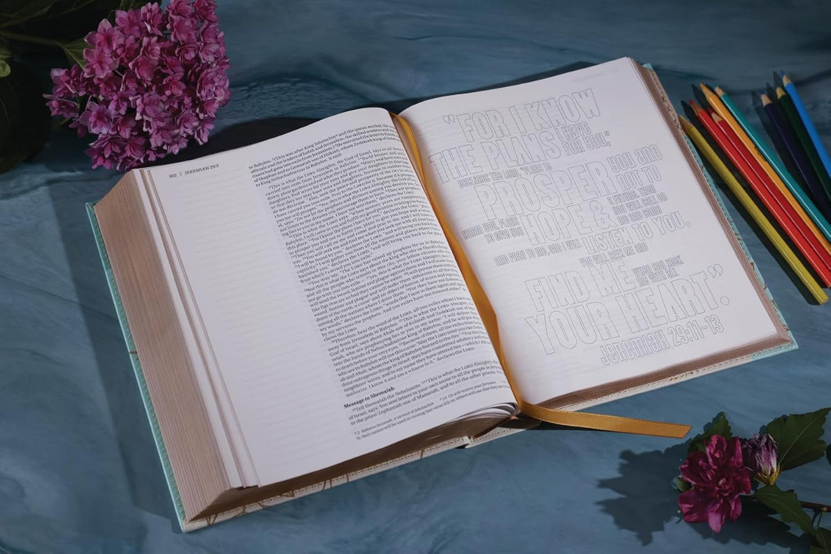 NIV, Beautiful Word Coloring Bible, Large Print: Hundreds of Verses to Color – Leathersoft™ Large Print, product view 19