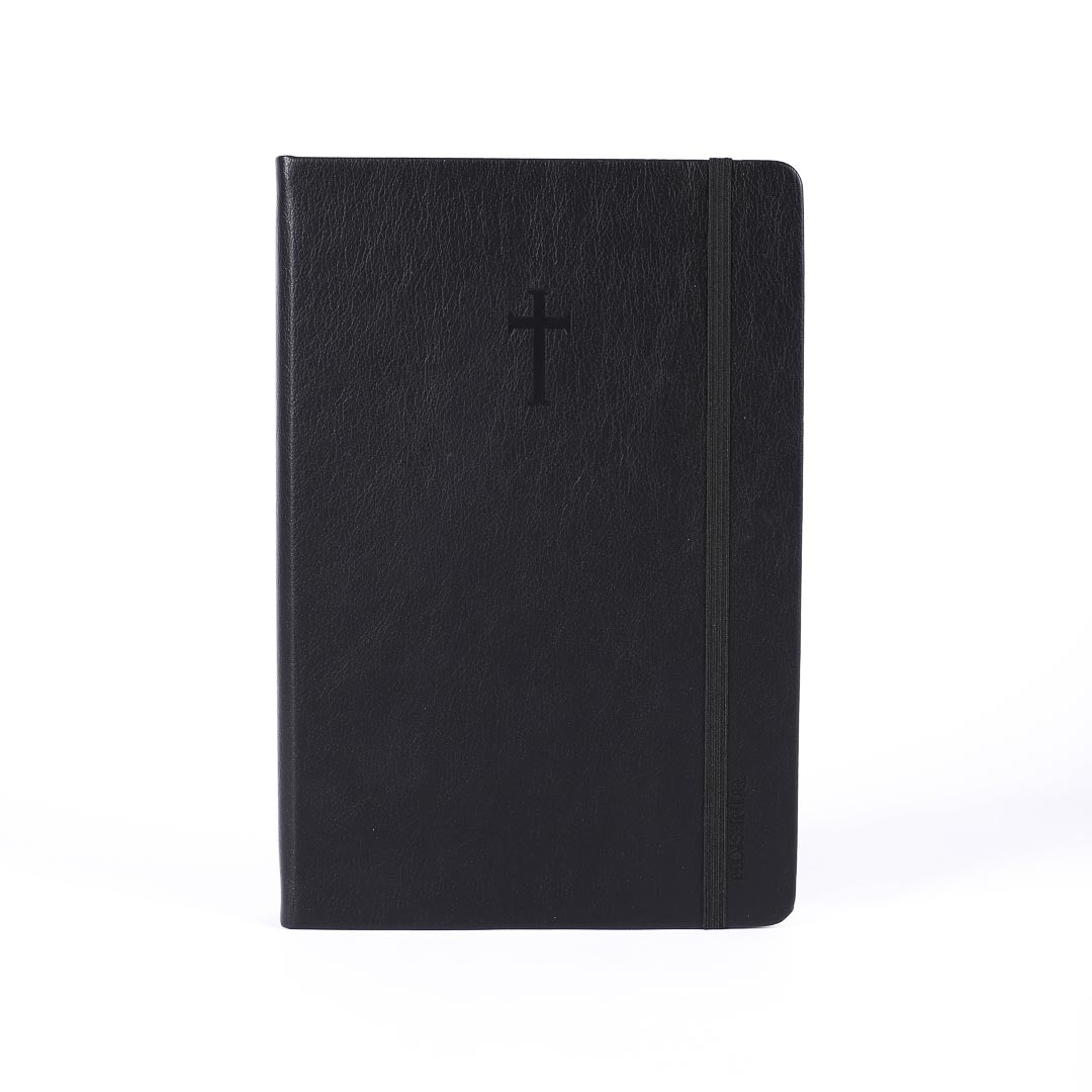 JOURNAL WINESKIN HARD COVER 420PG - BLACK