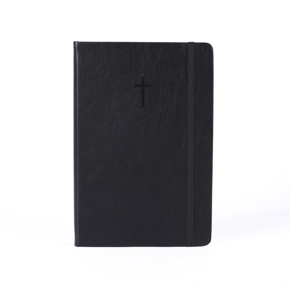 JOURNAL WINESKIN HARD COVER 420PG - BLACK