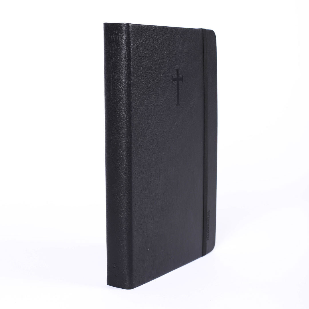 JOURNAL WINESKIN HARD COVER 420PG - BLACK
