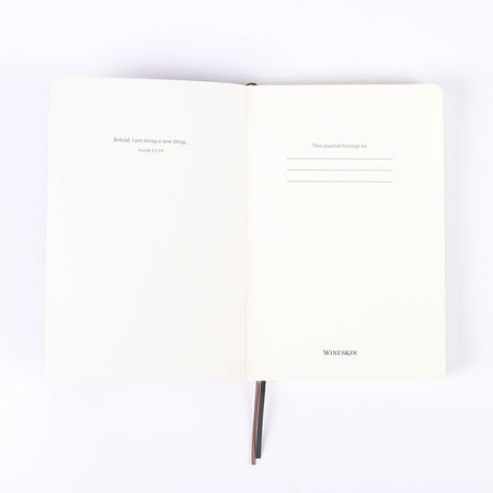 JOURNAL WINESKIN SOFT COVER 196PG - GREY