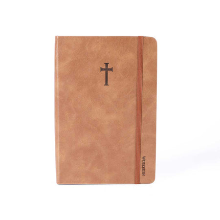 JOURNAL WINESKIN HARD COVER 420PG - TAN