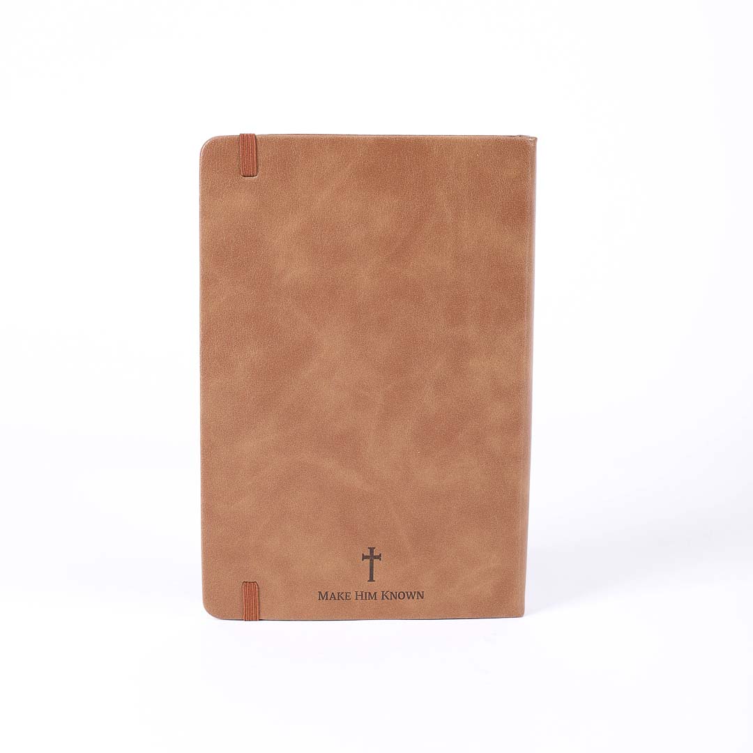 JOURNAL WINESKIN HARD COVER 420PG - TAN