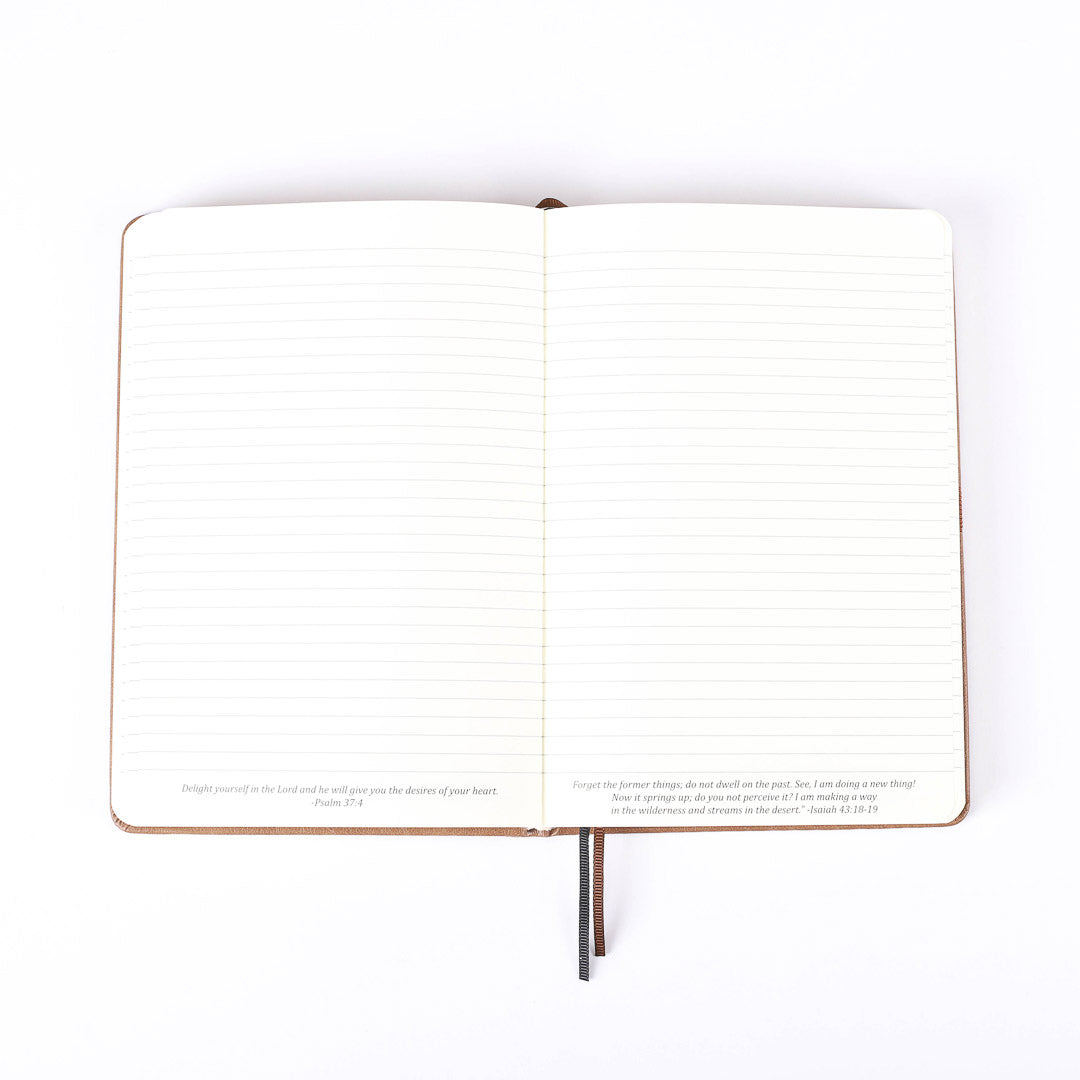 JOURNAL WINESKIN HARD COVER 420PG - TAN