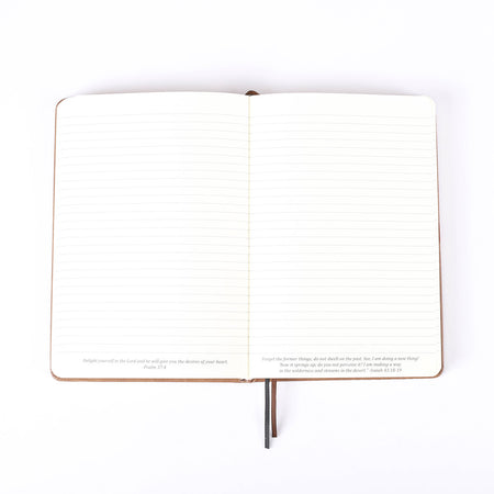 JOURNAL WINESKIN HARD COVER 420PG - TAN