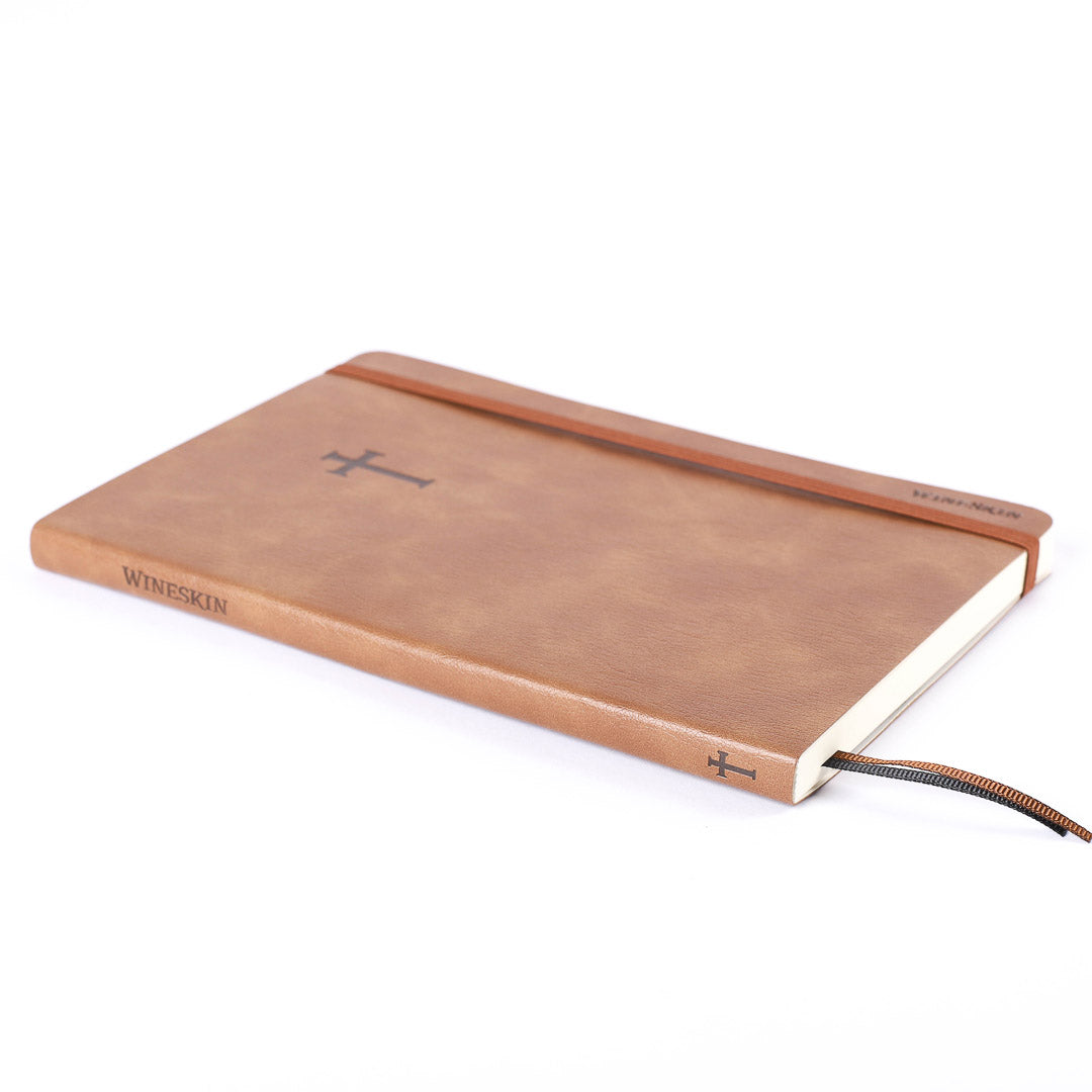 JOURNAL WINESKIN SOFT COVER 196PG - TAN