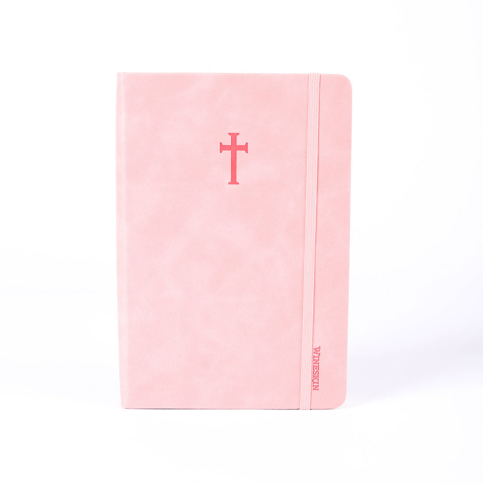 JOURNAL WINESKIN HARD COVER 420PG - ROSE