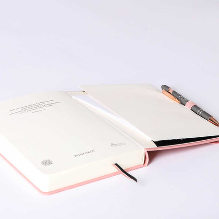 JOURNAL WINESKIN SOFT COVER 196PG - ROSE