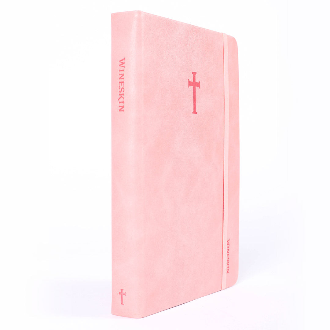 JOURNAL WINESKIN SOFT COVER 196PG - ROSE