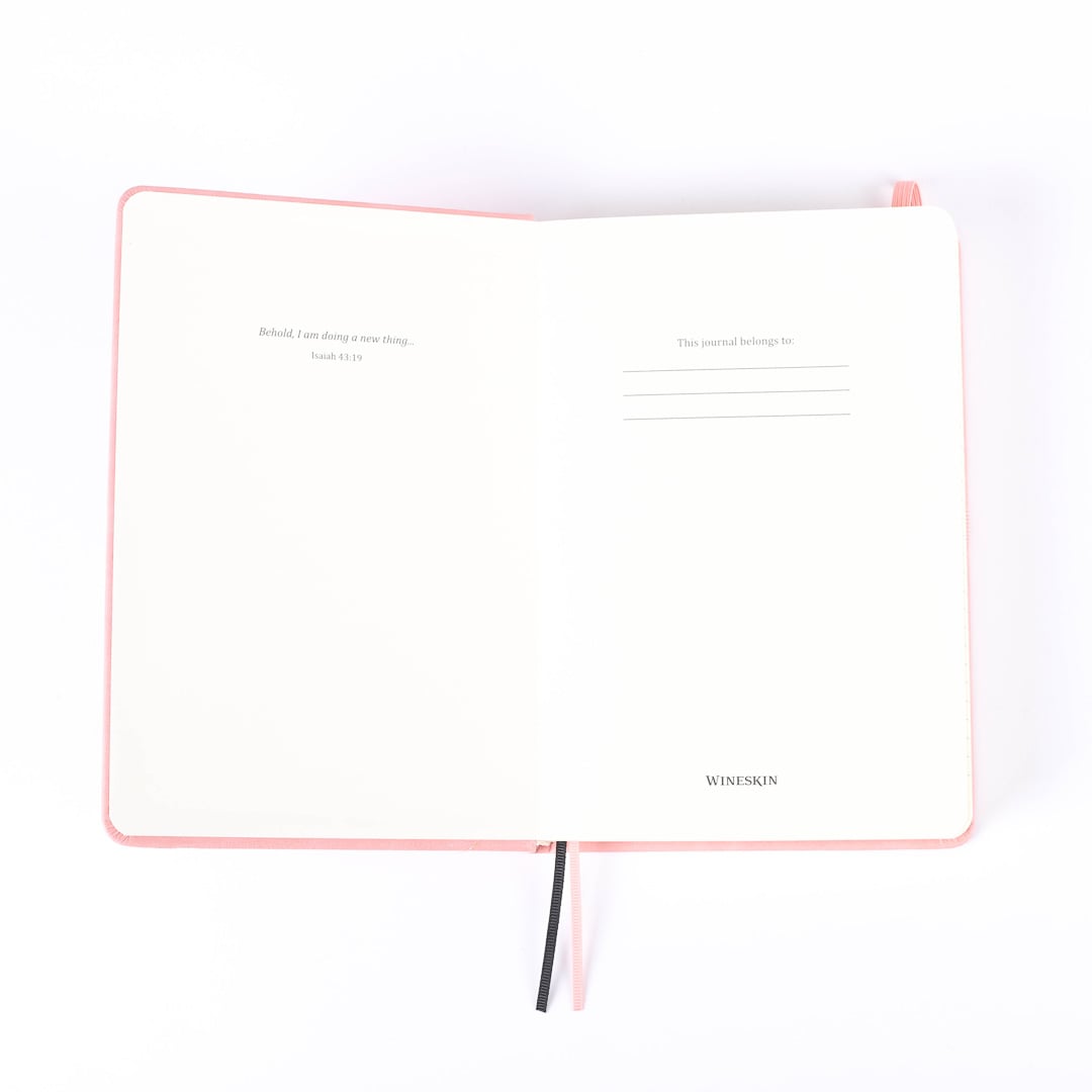 Soft Cover Wineskin Journal - 196 Pages, Rose by Swanson Christian Products, product view 6