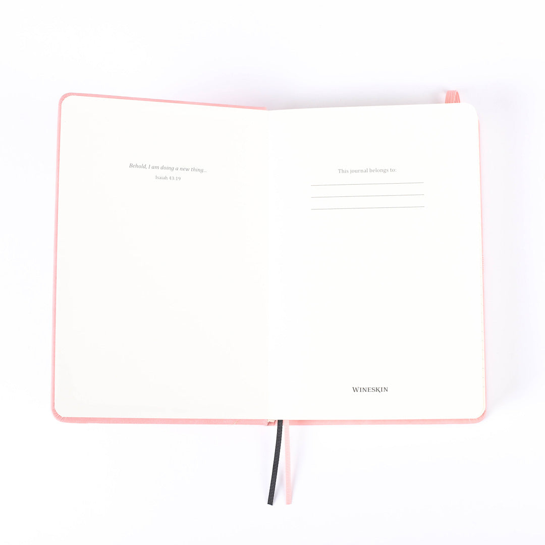 JOURNAL WINESKIN SOFT COVER 196PG - ROSE