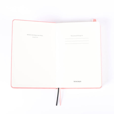 JOURNAL WINESKIN SOFT COVER 196PG - ROSE