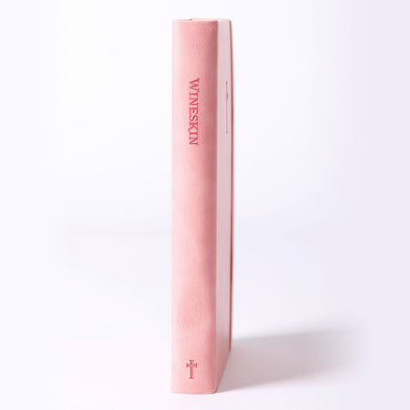 JOURNAL WINESKIN HARD COVER 420PG - ROSE