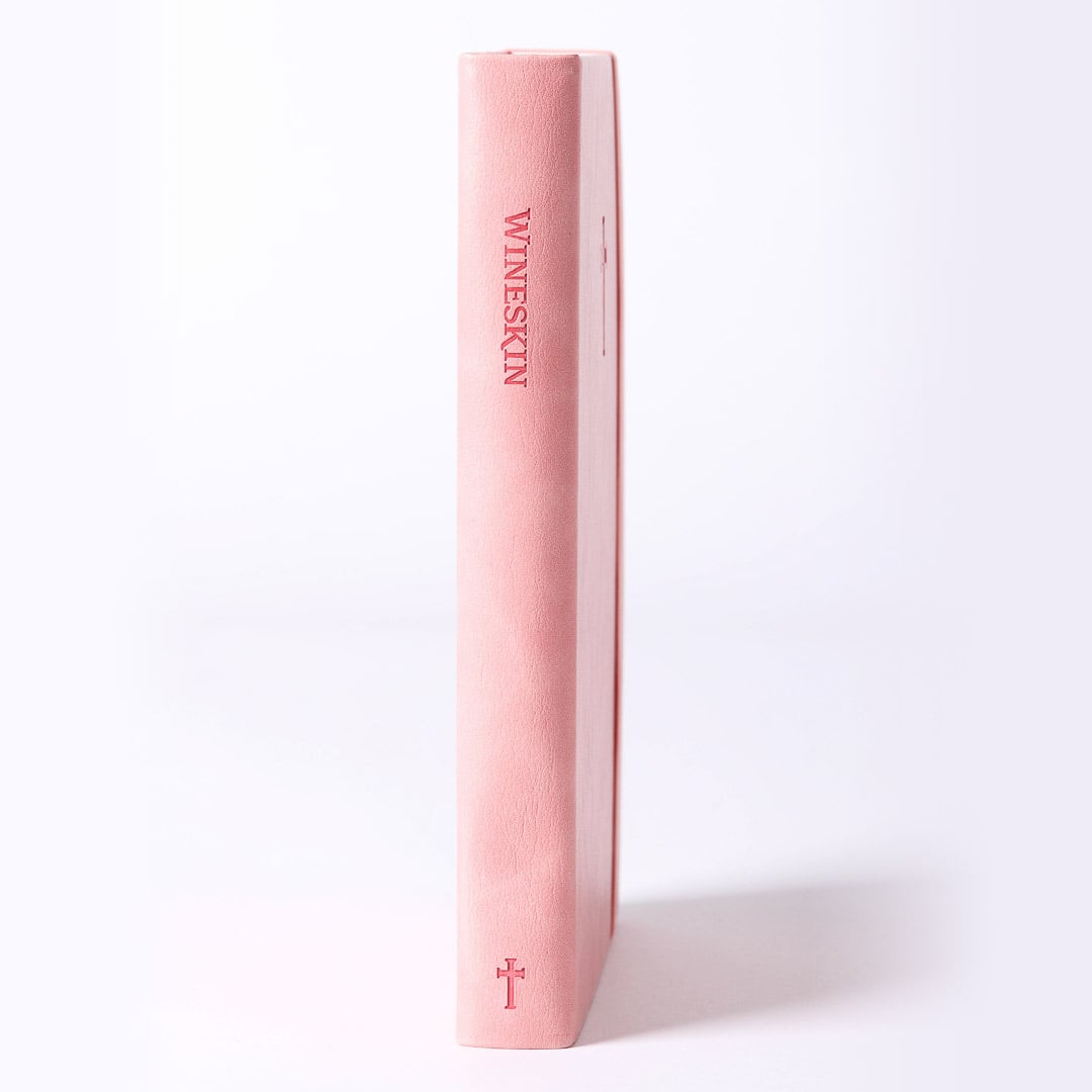 Soft Cover Wineskin Journal - 196 Pages, Rose by Swanson Christian Products, product view 4