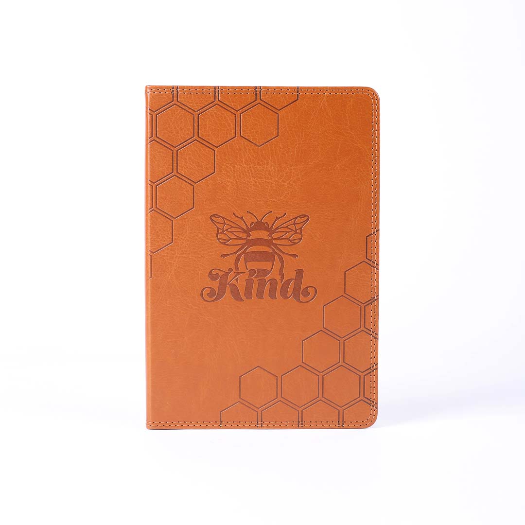 JOURNAL PU BEE KIND TAN 196PG