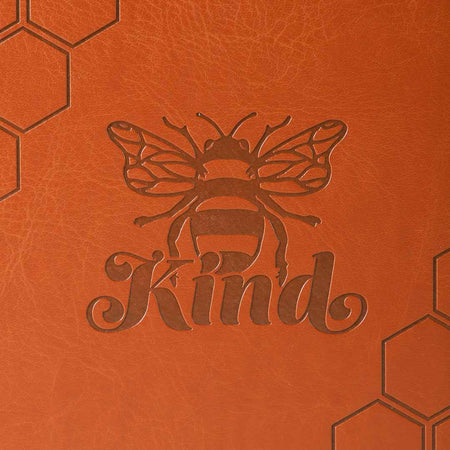 JOURNAL PU BEE KIND TAN 196PG