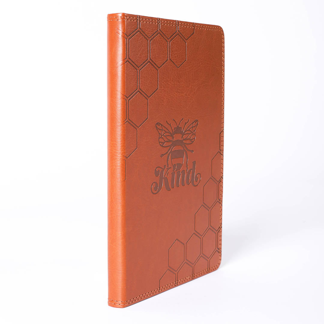 JOURNAL PU BEE KIND TAN 196PG