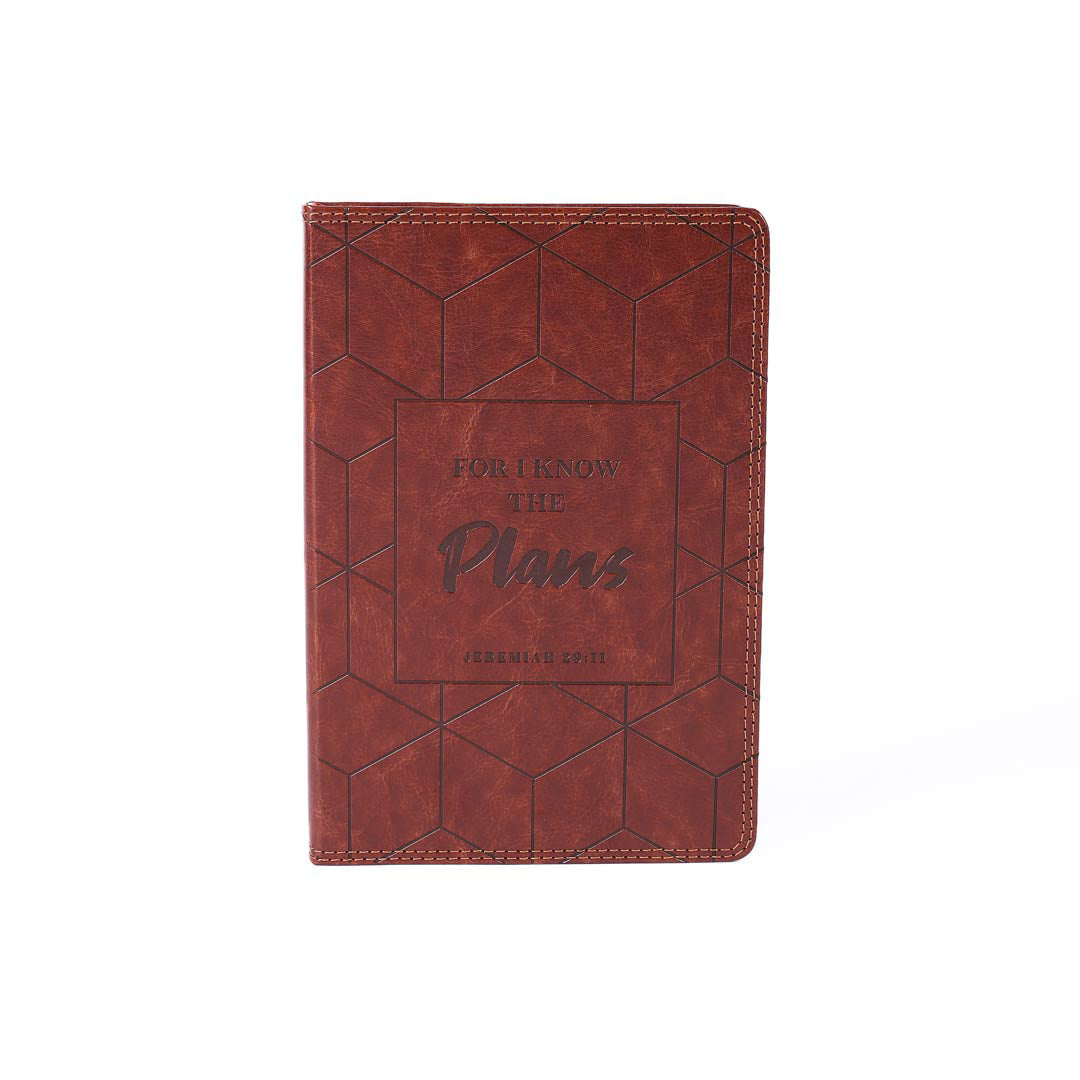 Imitation Leather Journal - Jer. 29:11 Brown - 196 Pages by Swanson Christian Products