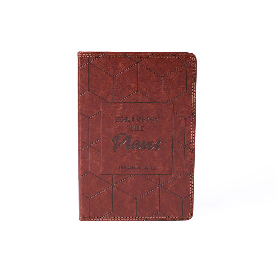 Imitation Leather Journal - Jer. 29:11 Brown - 196 Pages by Swanson Christian Products