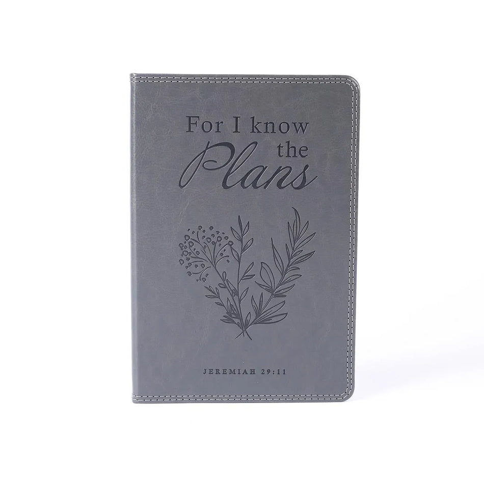 Imitation Leather Journal – Jer. 29:11 Grey – 196 Pages