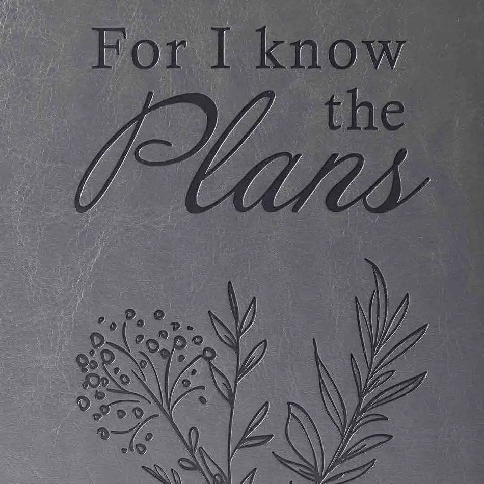 Imitation Leather Journal – Jer. 29:11 Grey – 196 Pages