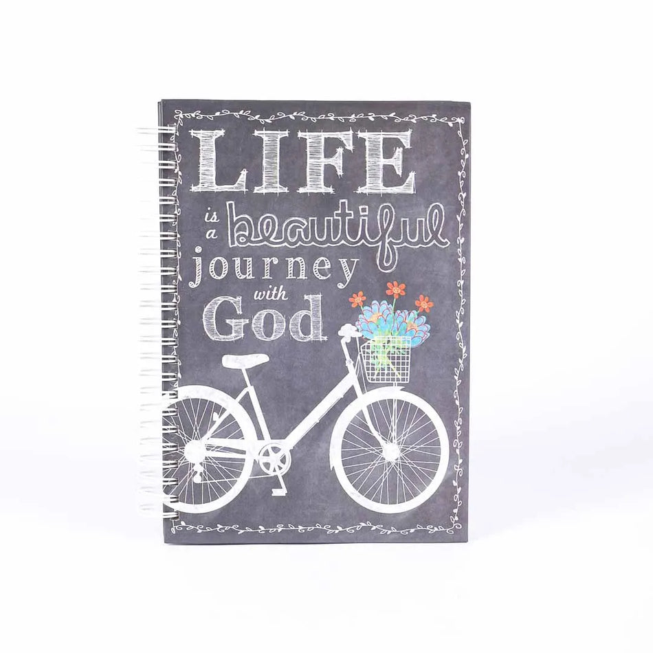 Spiral Bound Journal – Beautiful Journey – 196 Pages