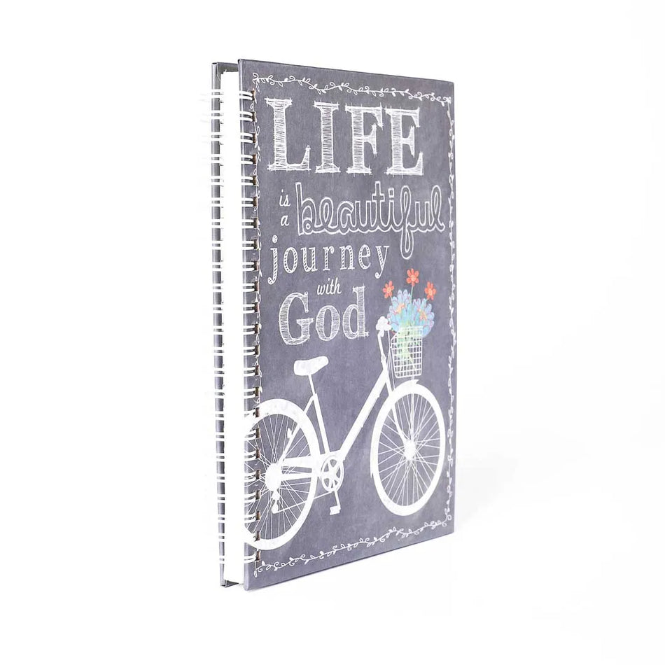 Spiral Bound Journal – Beautiful Journey – 196 Pages