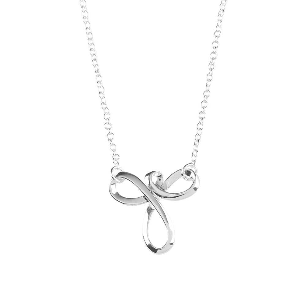 Necklace Sterling Silver Mobius Angel-18"Sterling Silver Ch by Dicksons