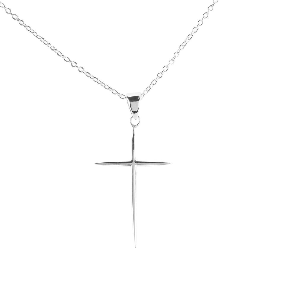 Necklace Star Cross 1-1/8Lx11/16W by Dicksons