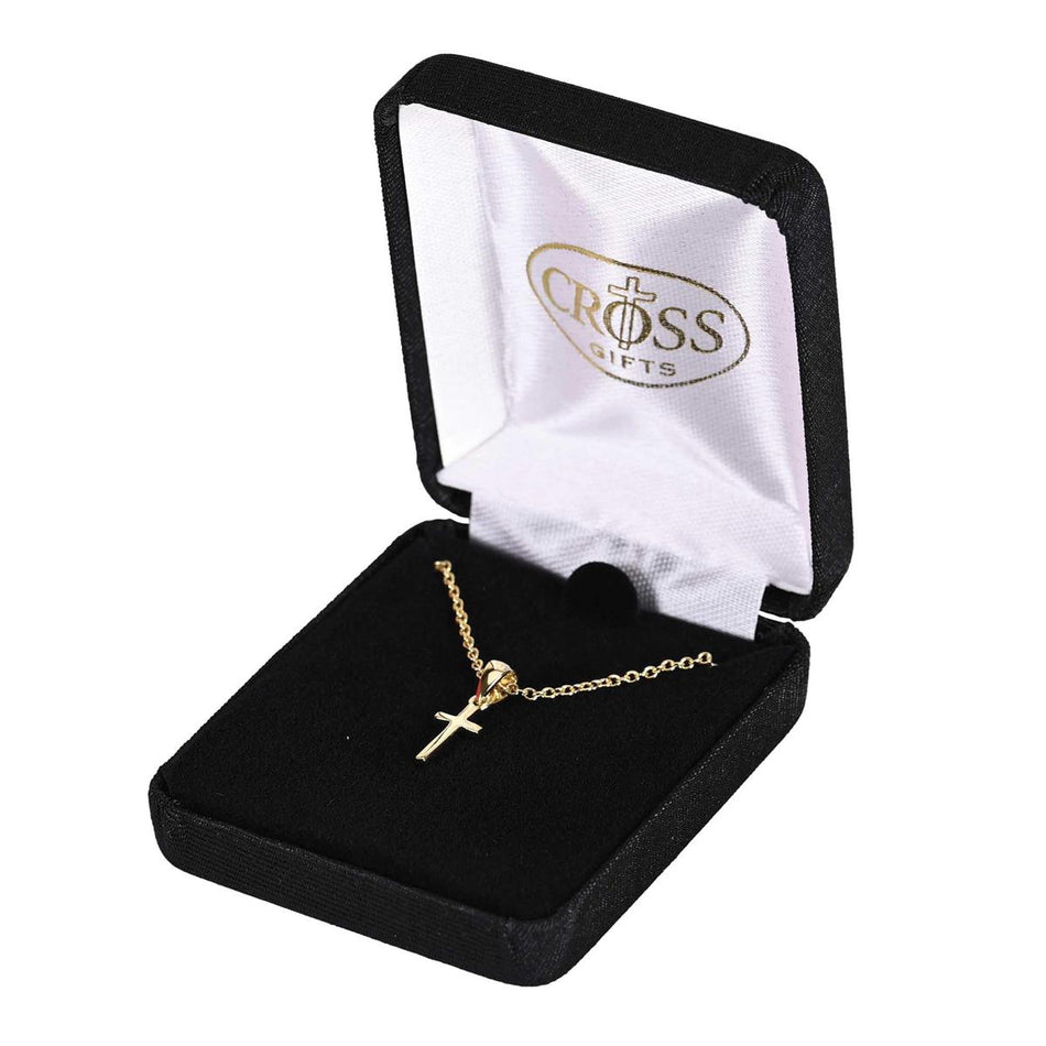 Necklace Mini Box Cross 9/16"L by Dicksons, product view 2