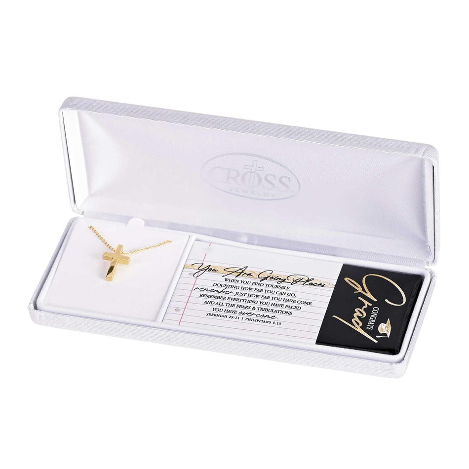 Necklace Grad Box Cross 18L by Dicksons