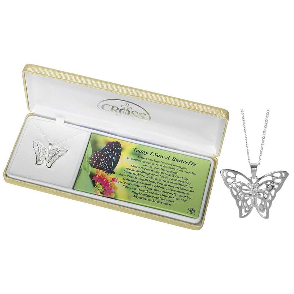 Bereavement Butterfly Necklace by Dicksons