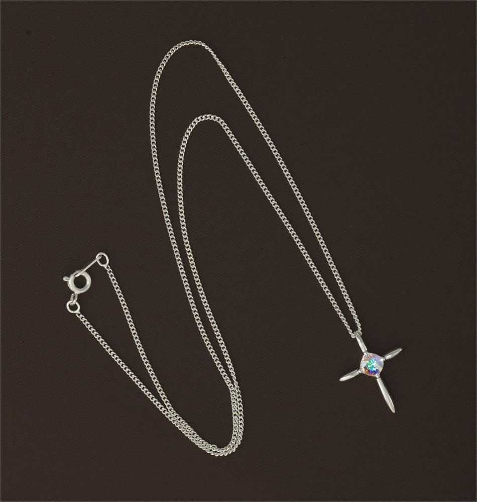 Come Rain Or Shine Cross Necklace by Dicksons, product view 2
