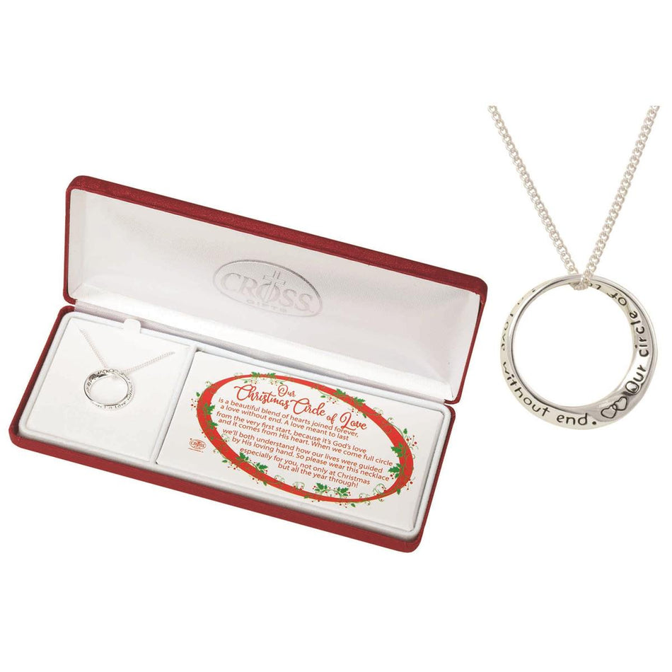 Our Christmas Circle of Love Mobius Ring by Dicksons