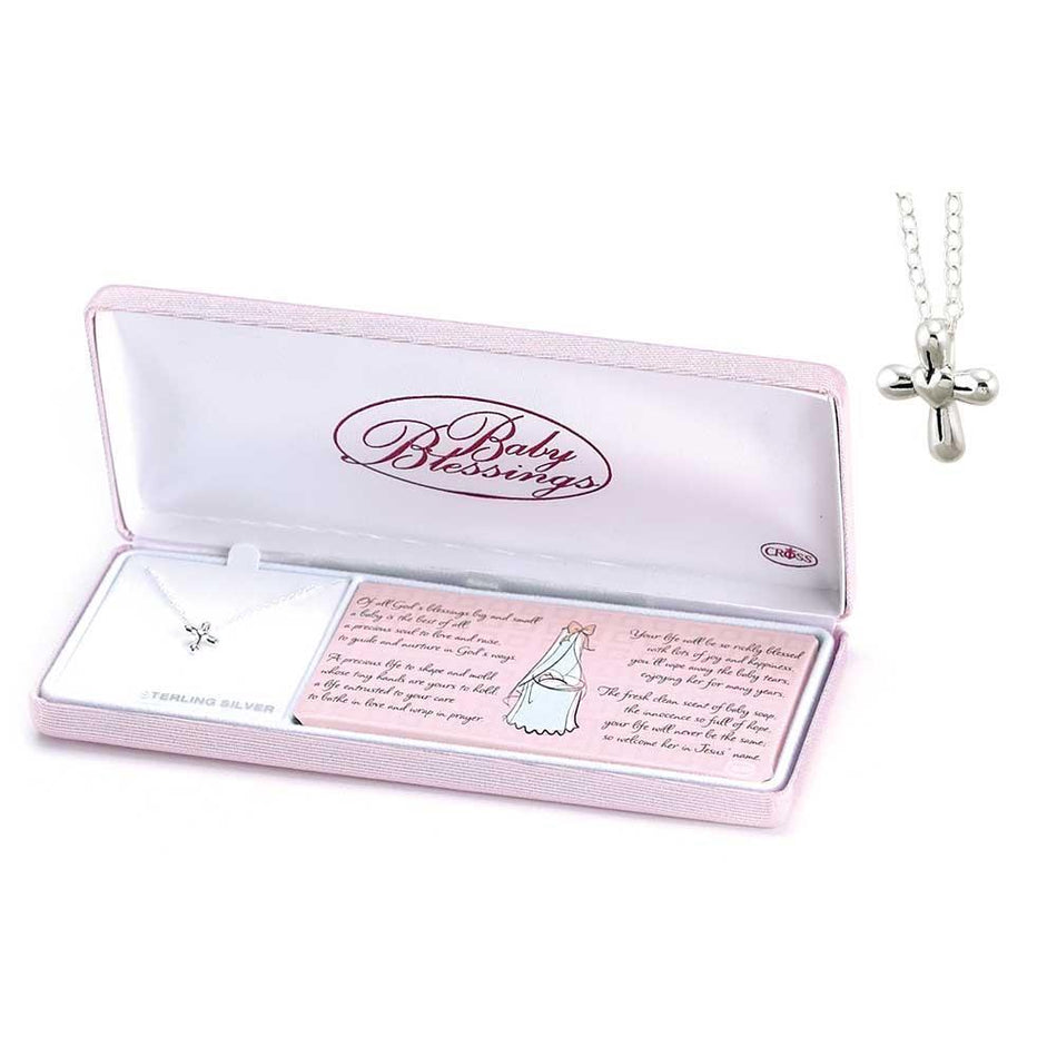 Baby Blessings Petal Cross Necklace by Dicksons