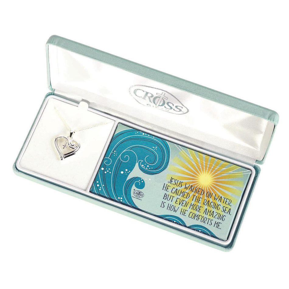 Cross Necklace Jesus Walked On Water by Dicksons