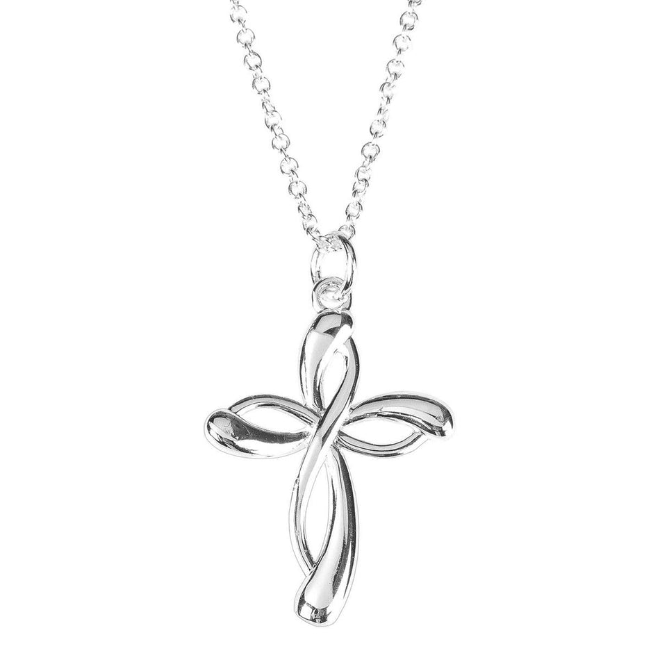 How Great Thou Art Ribbon Cross 18" Ch by Dicksons, product view 2