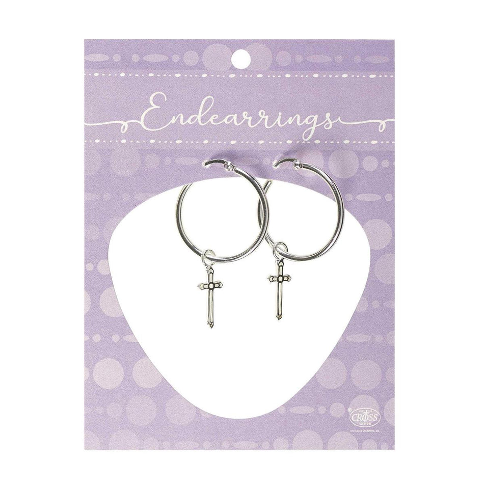Earring With 1" Flare Cross Wire Close by Dicksons