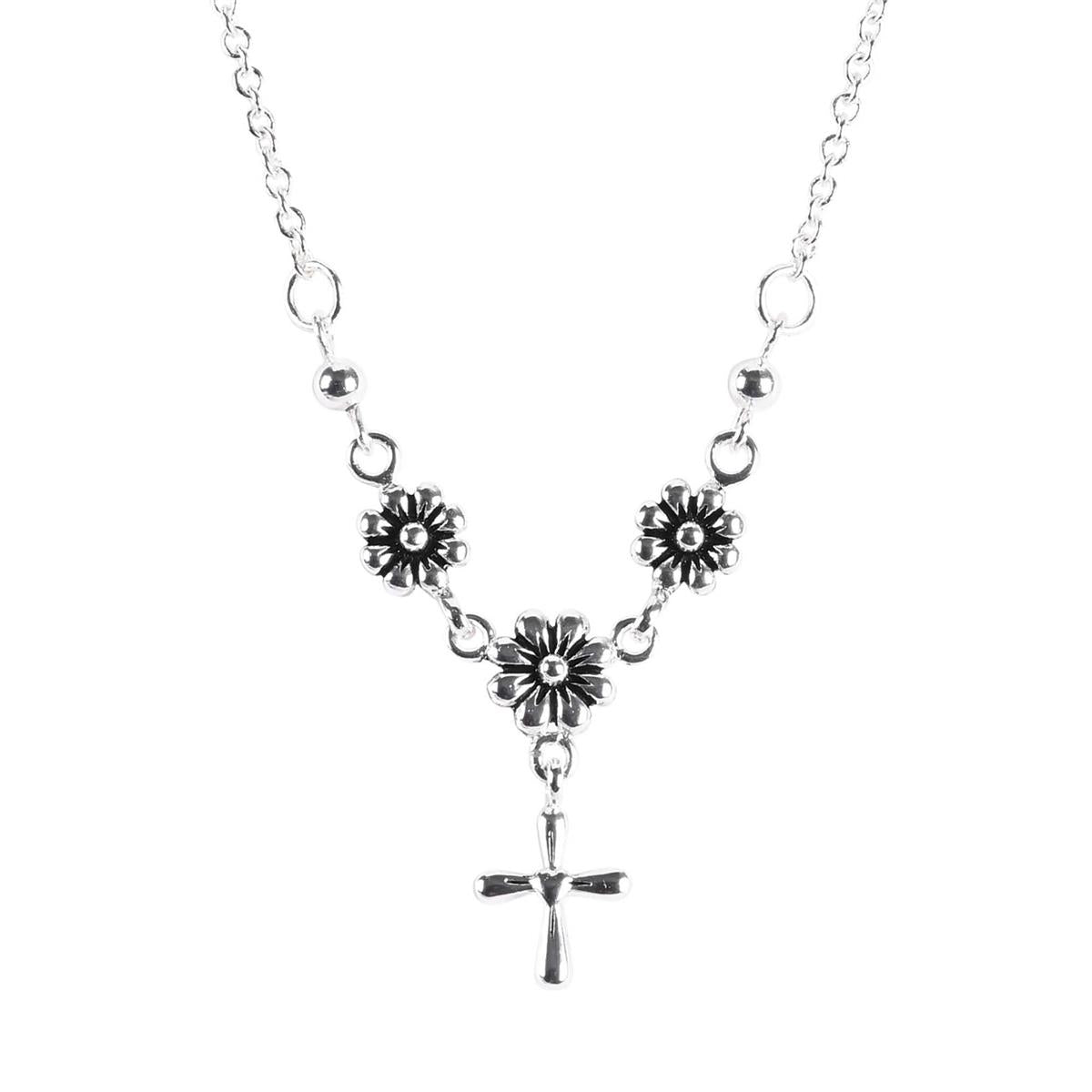 Necklace Armor Of God Floral Cross by Dicksons, product view 2