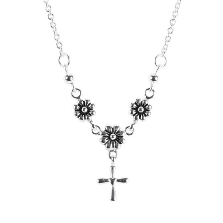 Necklace Armor Of God Floral Cross by Dicksons, product view 2