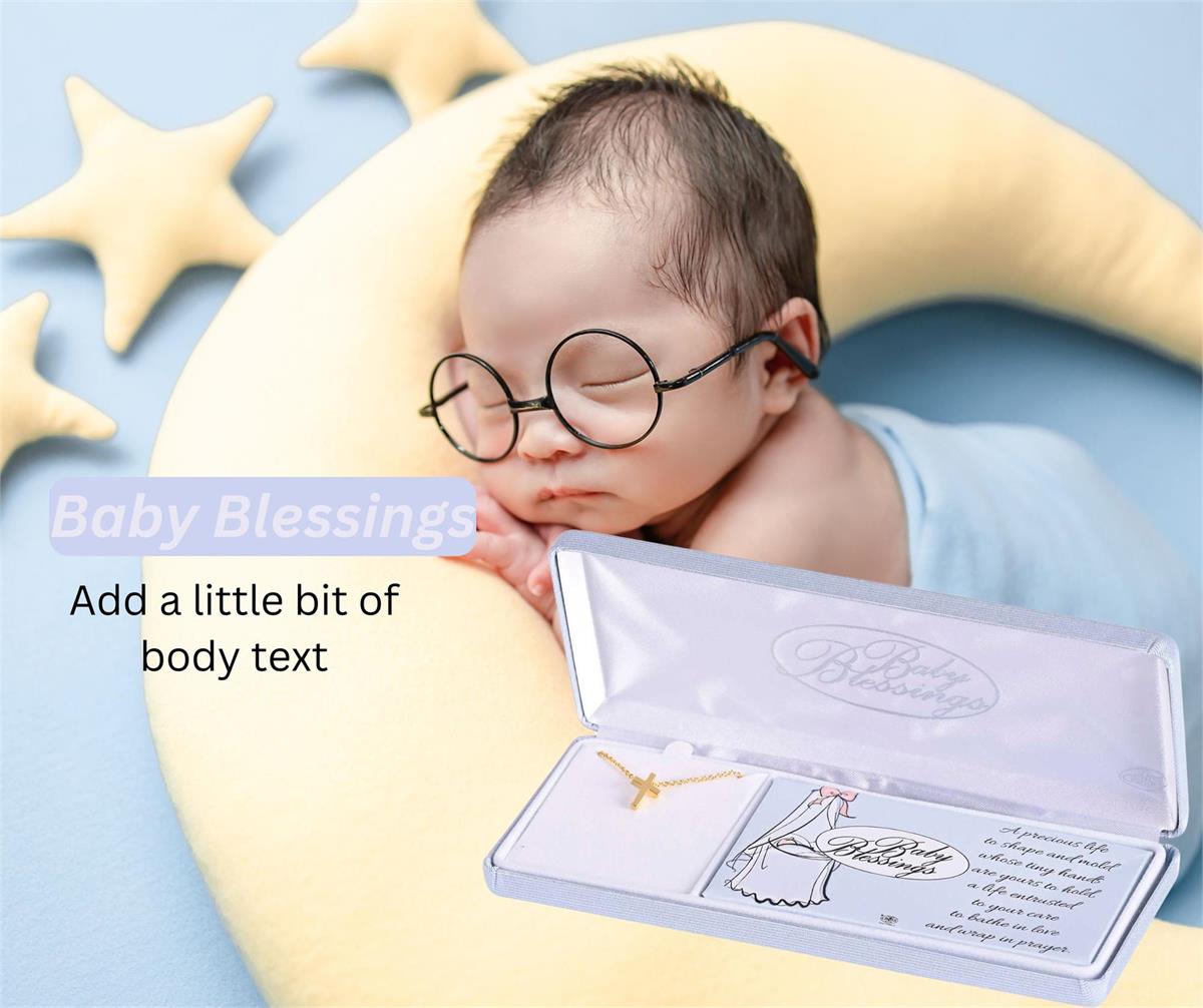 Blessings A Precious Life Wrap In Prayer 13 inch Silver Plated Metal Young by Dicksons, product view 3