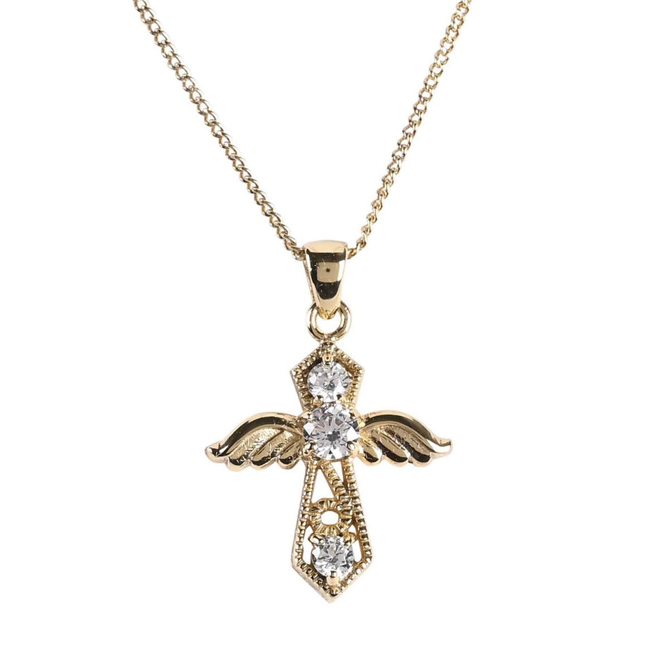 Necklace My Heavenly Angel Cross 18L by Dicksons, product view 2