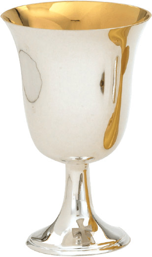 Communion Cups - Silver, Gold-Line