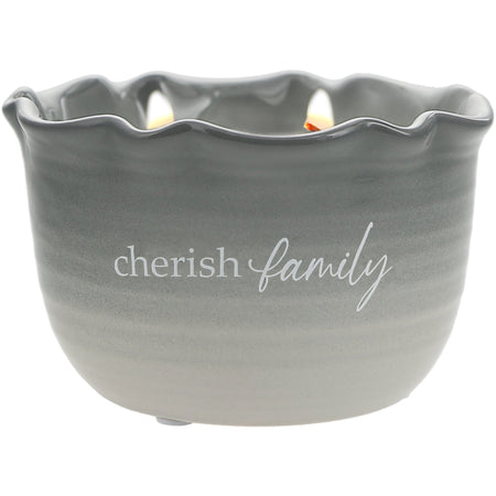 Cherish Family 11 oz - 100% Soy Wax Reveal Candle Scent: Tranquility by Anchor Christian Distributors