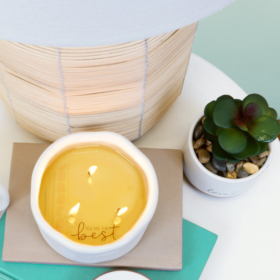 Friends Forever 8 oz - 100% Soy Wax Reveal Candle Scent: Tranquility by Anchor Christian Distributors, product view 2