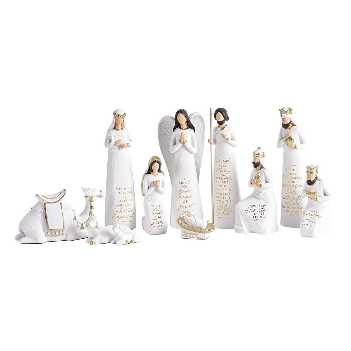 Christmas Nativity Scripture Gold Accent by Dicksons