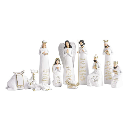 Christmas Nativity Scripture Gold Accent by Dicksons