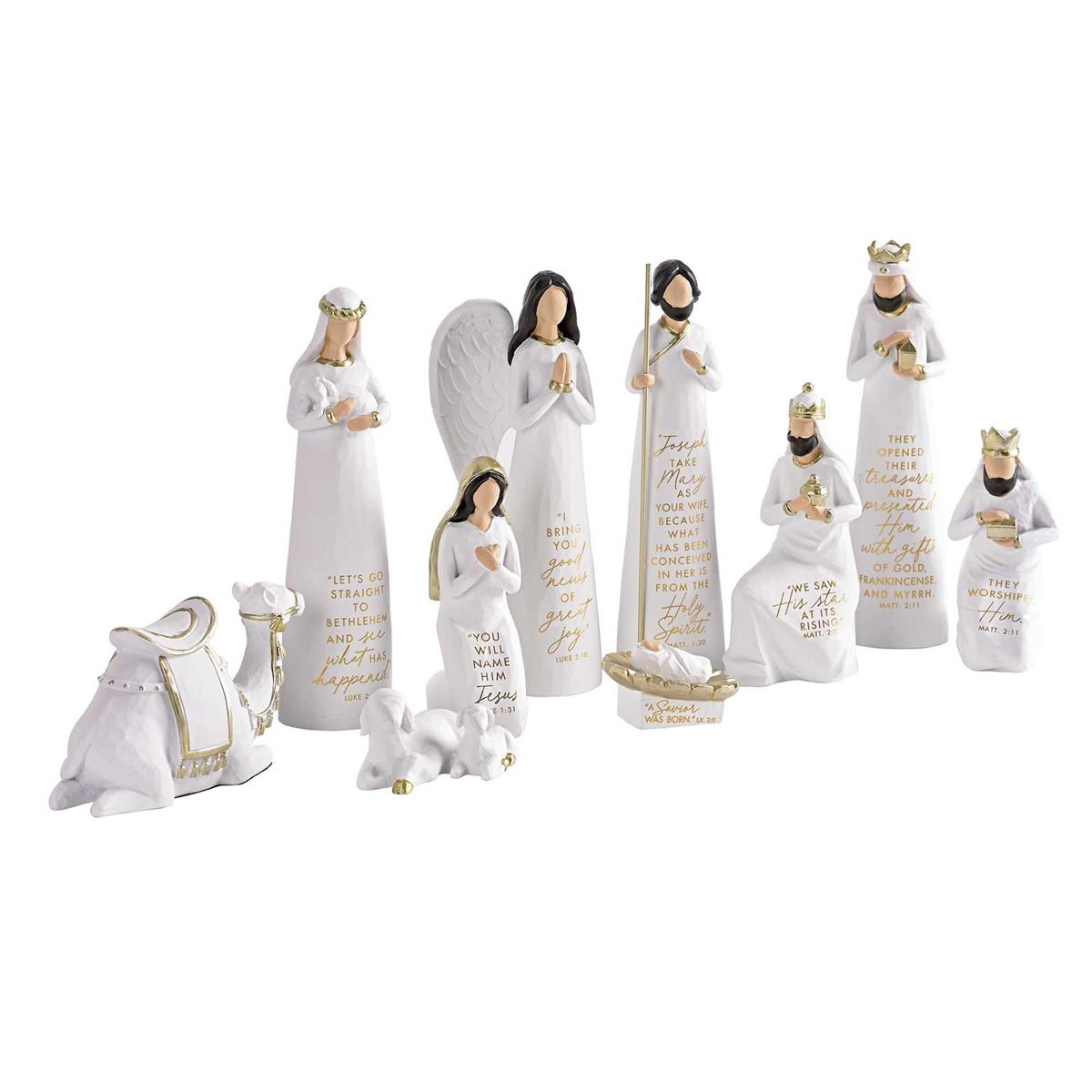 Christmas Nativity Scripture Gold Accent by Dicksons, product view 2