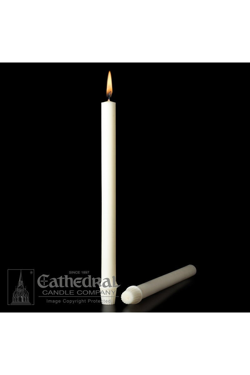7/8" Diameter 51% Beeswax Altar Candle by Anchor Christian Distributors